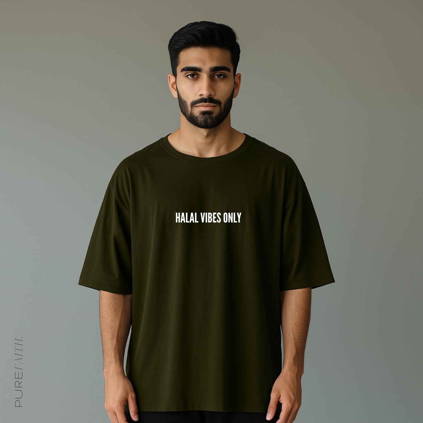 HALAL VIBES ONLY - Unisex Oversized Tee